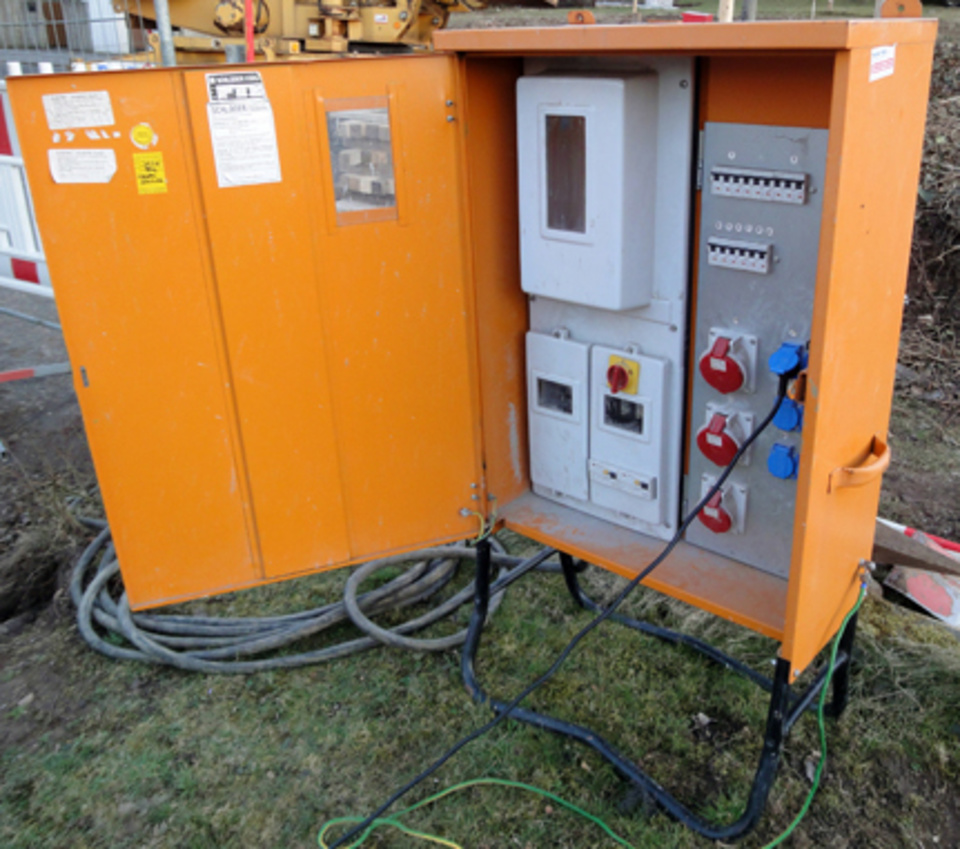 Baustromkasten bei Stefan Kiessling Elektrotechnik in Münchberg