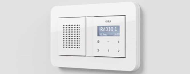 Gira Radio bei Stefan Kiessling Elektrotechnik in Münchberg